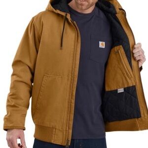 Carhartt Men's Tan Hooded Performance Jacket